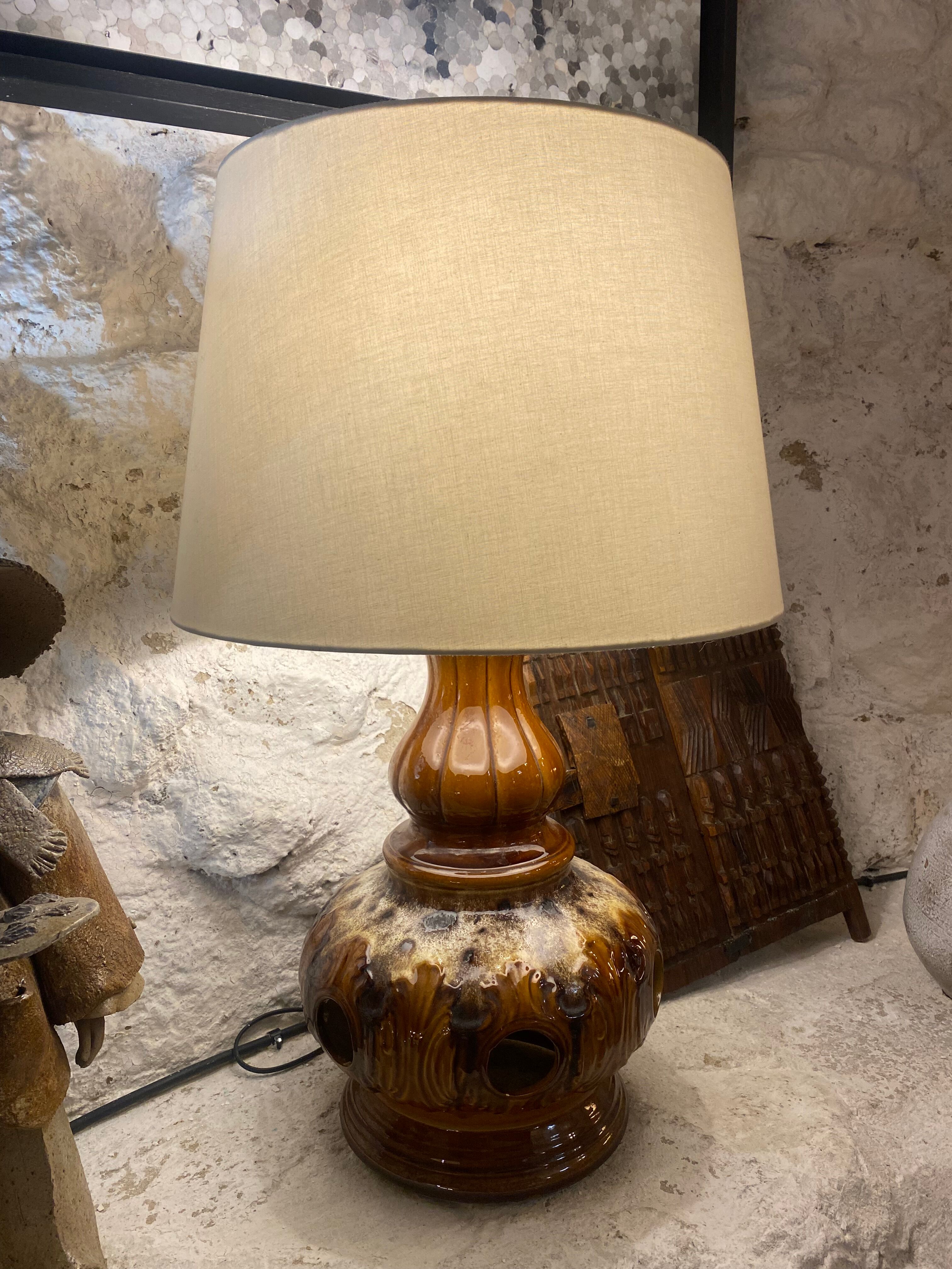 Lampe céramique West Germany