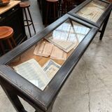 Late 19th century museum display cabinet console