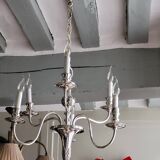 Silver chandelier