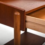 Teak and Oak Nightstands by Børge Mogensen 1950s.