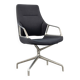 Wilkhahn Graph 3015 office chair in aluminium and fabric