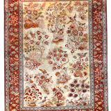 Tapis d'orient ghoum-qom soie iran persan 98 x 148 cm