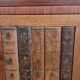 Directory style marquetry side table