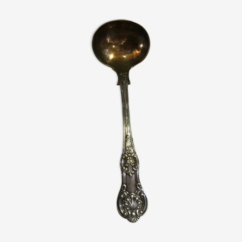 Small silver metal ladle
