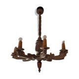 JC Moreux Art Deco Chandelier