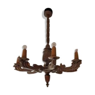 JC Moreux Art Deco Chandelier