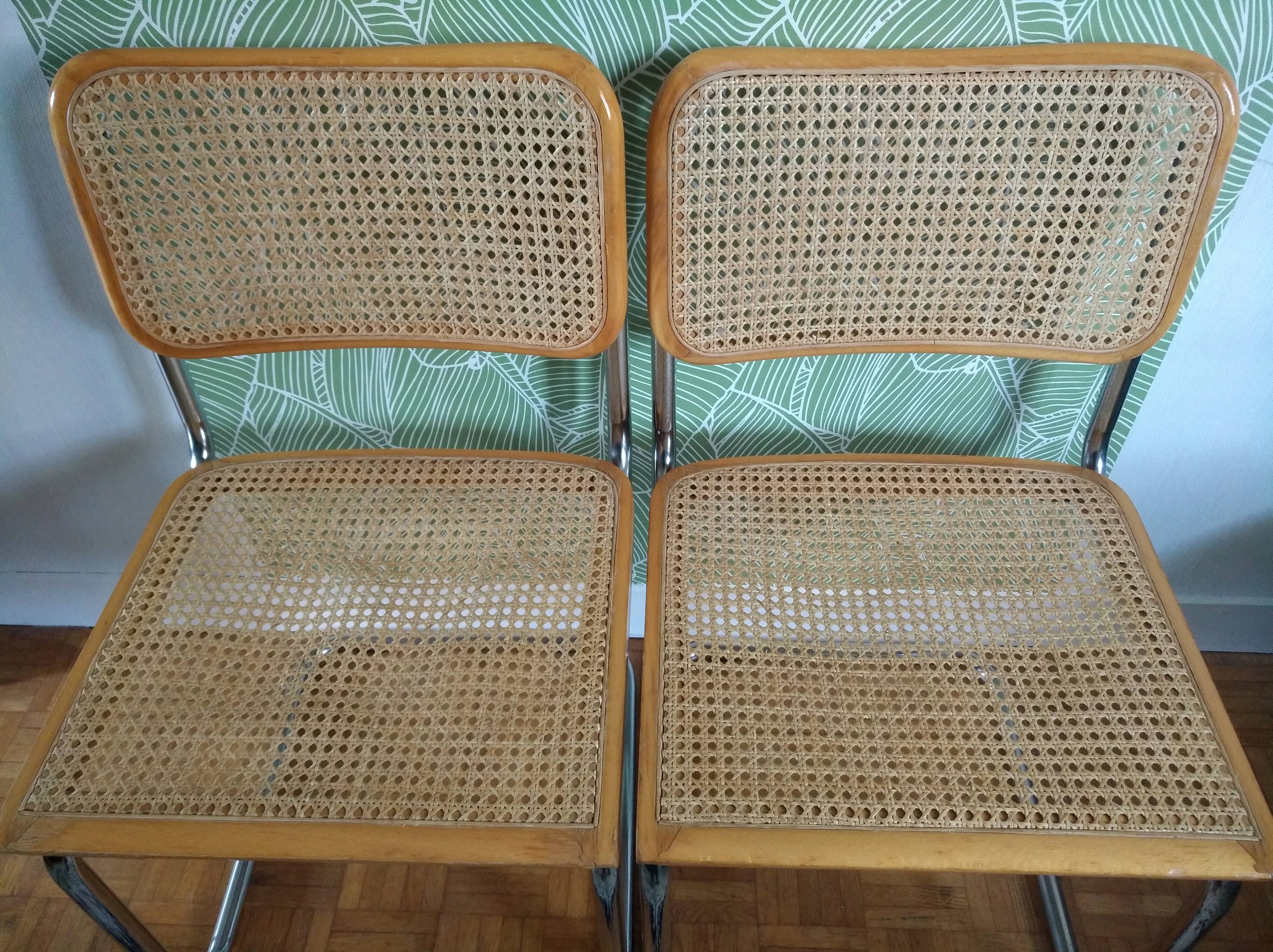 Pair of chairs Marcel Breuer B32