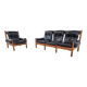 Set of vintage brutalist sofa's, 1970s