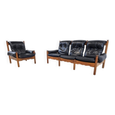 Set of vintage brutalist sofa's, 1970s