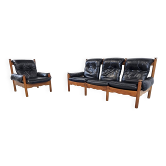 Set of vintage brutalist sofa's, 1970s