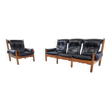 Set of vintage brutalist sofa's, 1970s