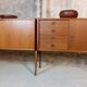 Norwegian teak storage furniture, Ergo model, 2 modules by blindheim