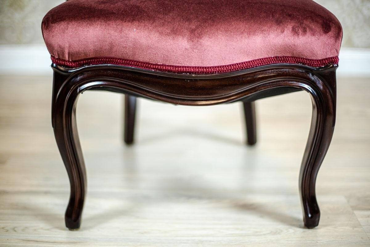 Louis Philippe Walnut Armchair, 1850s