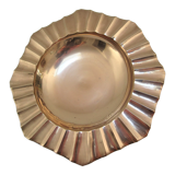 Empty octagonal pocket solid brass design 80s