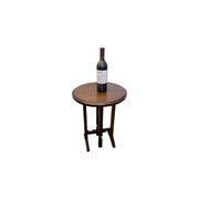 Table d'appoint pliante en chêne, France milieu du siècle