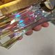 Availight wall lamp, transparent glass, rainbow effect hassel & teudt