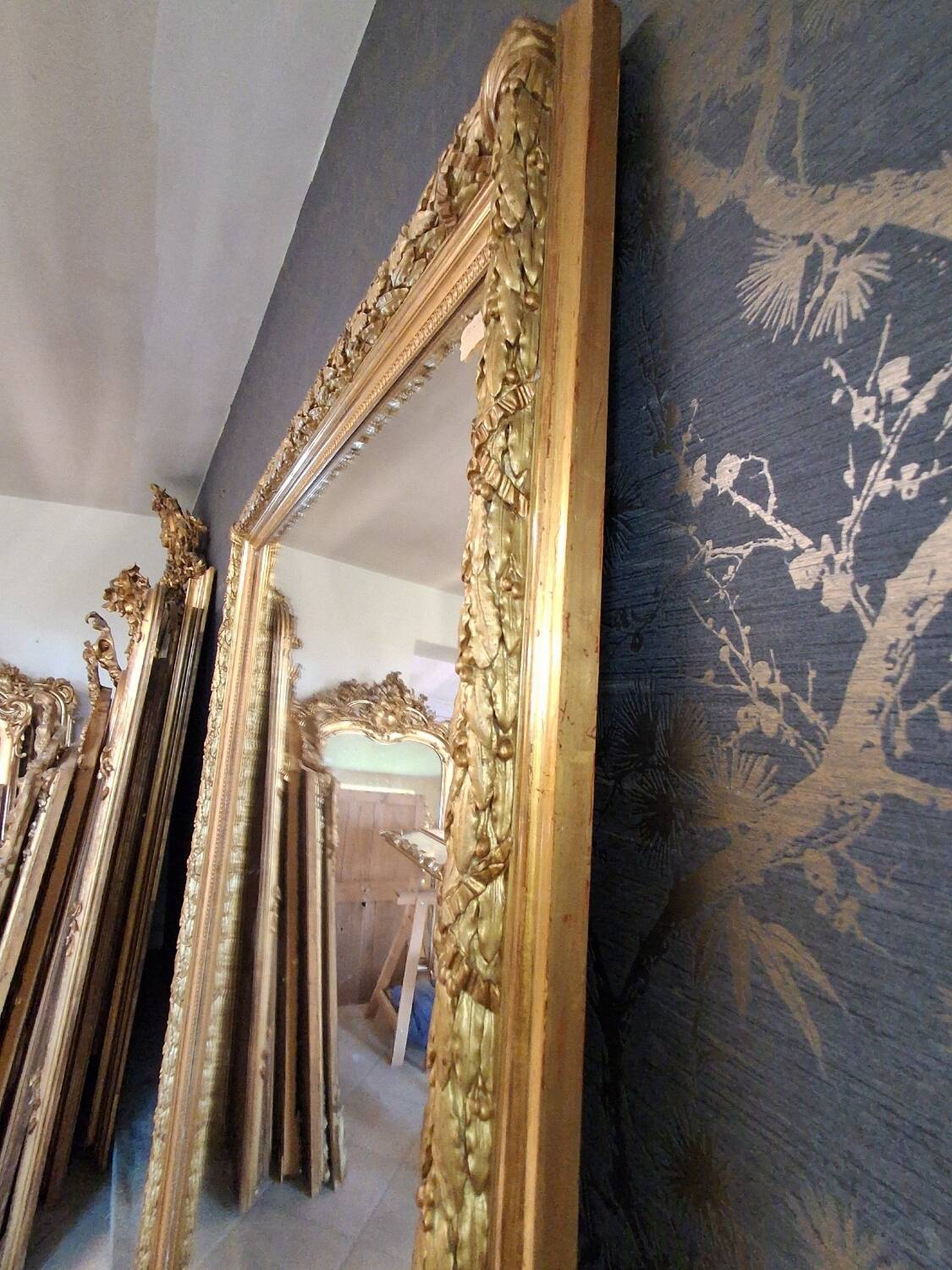 19th century mirror 180x126