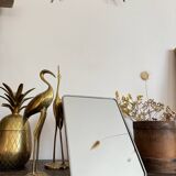 Old vintage barber mirror