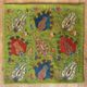 Silk Embroidered Floral Cushion Cover. Green Pillow Cover. Uzbek Suzani Throw Pillow. Traditional Accent Pillow