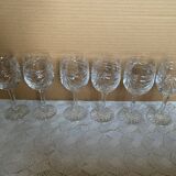 Crystal wine glasses