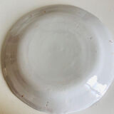 Pair of plates Les Islettes with bouquet and peacock