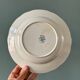 Series of 8 Terre de Fer 1900 soup plates in Onnaing earthenware