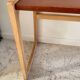 Table basse bois exotique vintage