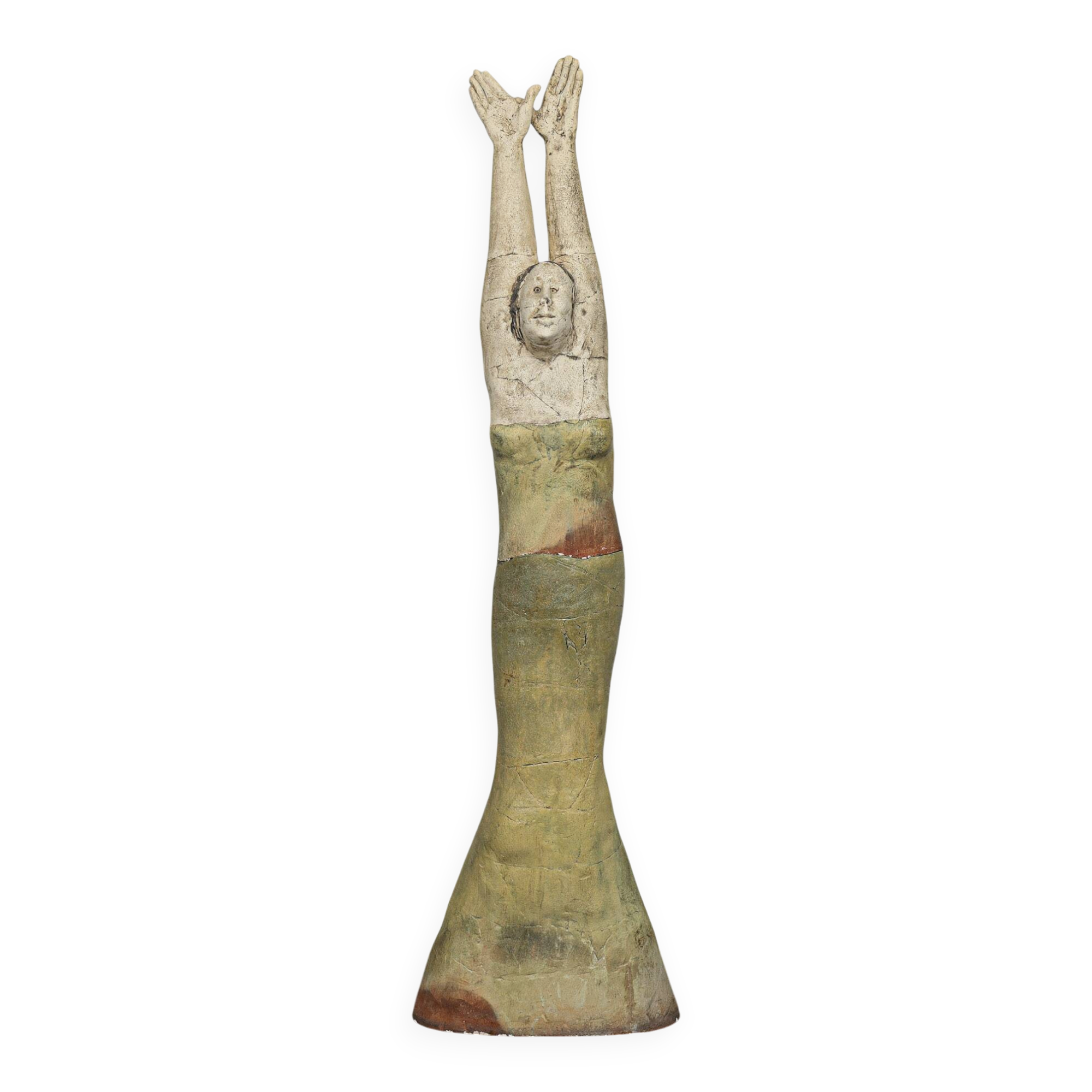 Standing female figure by Sjer Jacobs, Netherlands, 1990s