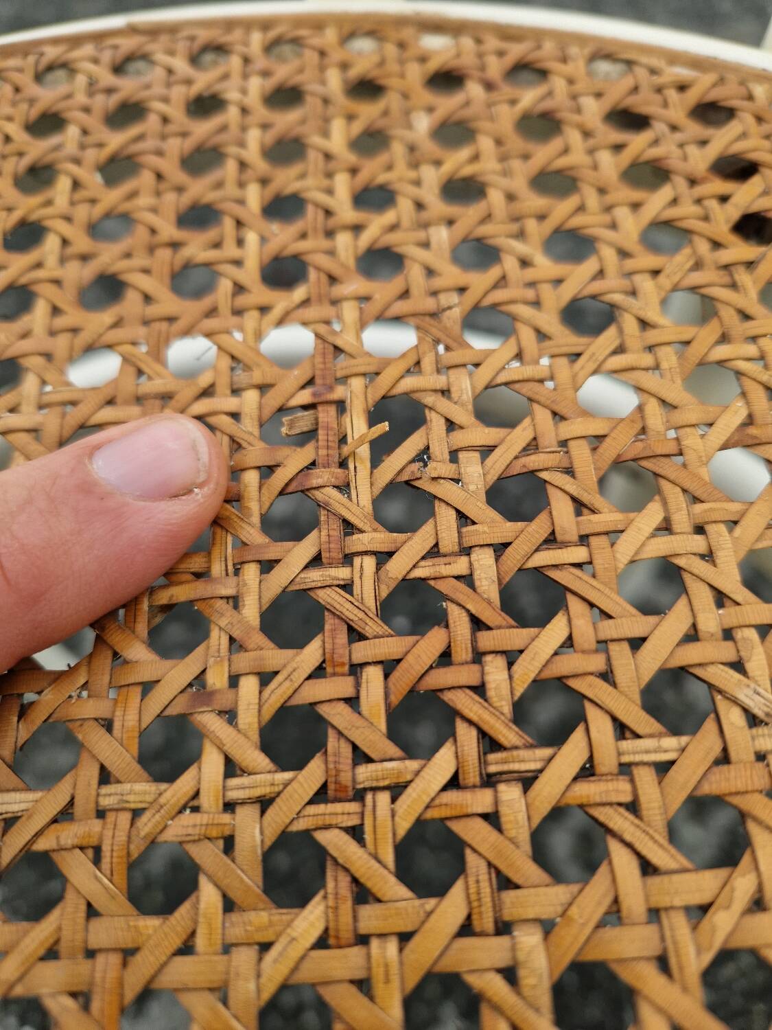 Set of 3 vintage bistro chairs