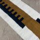 Handmade pure wool runner rug, size 75/300 cm.