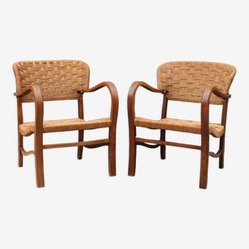 Pair of armchairs Erich Dieckmann, Bauhaus 20/30s