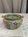 Enamelled brass ashtray