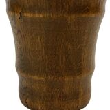 Vintage umbrella holder wooden basket storage 1960 minimalist design