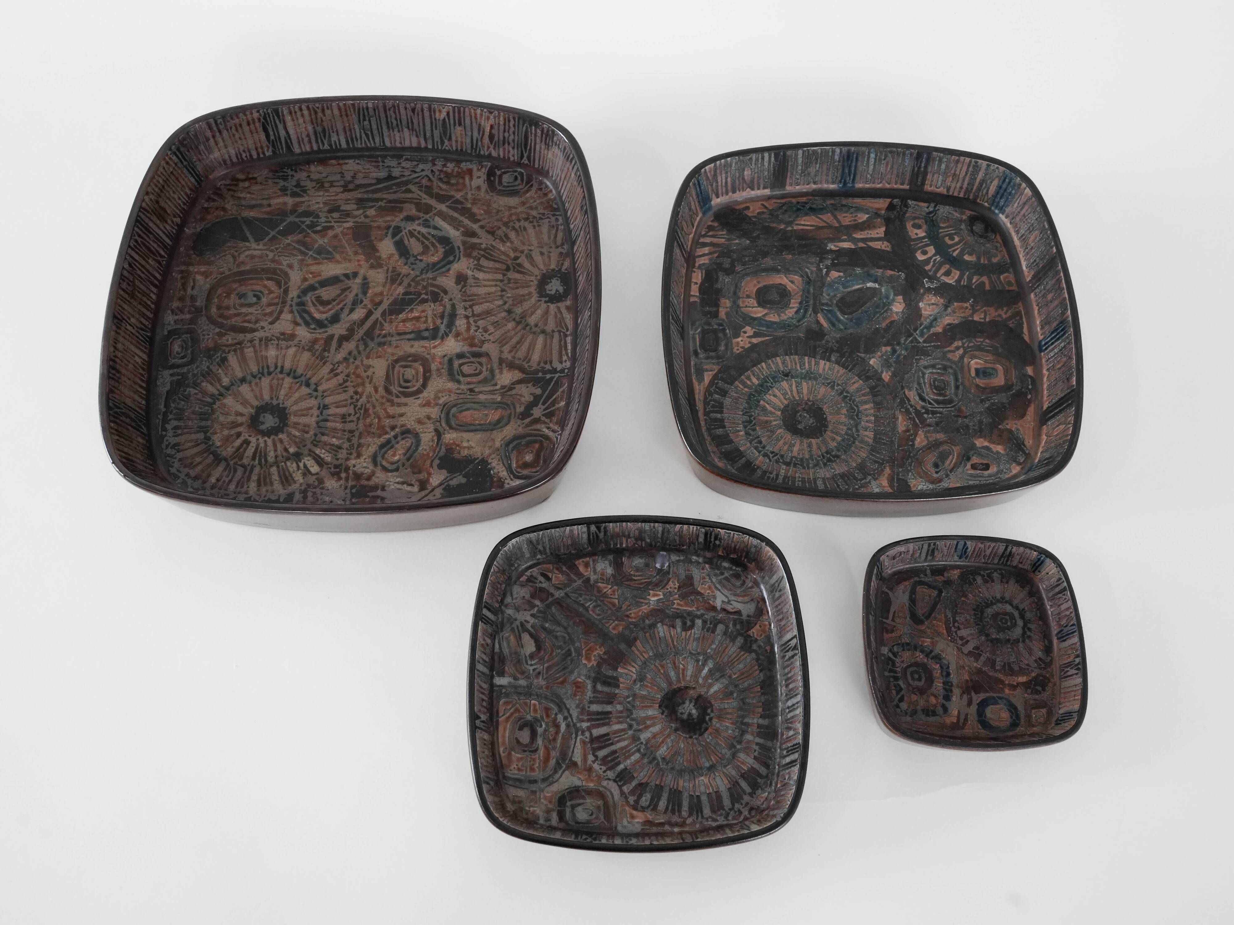 Baca ceramic bowl, Danish design, 1970s, manufacturer: Royal Copenhagen, de