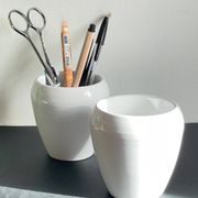 Paire BOUGEOIRS Blanc CERAMIQUE