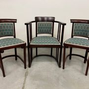 Armchair pair no. 423 by Josef Hoffmann for J&J Kohn
