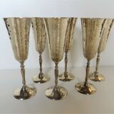 6 champagne flutes