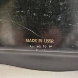 Large antique tray with flowers