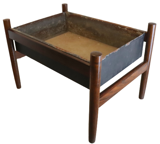 Vintage rosewood planter 'kokkedal' danish design