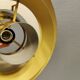 A mid-century Danish hanging lamp in solid brass by Jo Hammerborg for Fog & Mørup.
