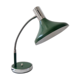 Vintage green and chrome desk lamp