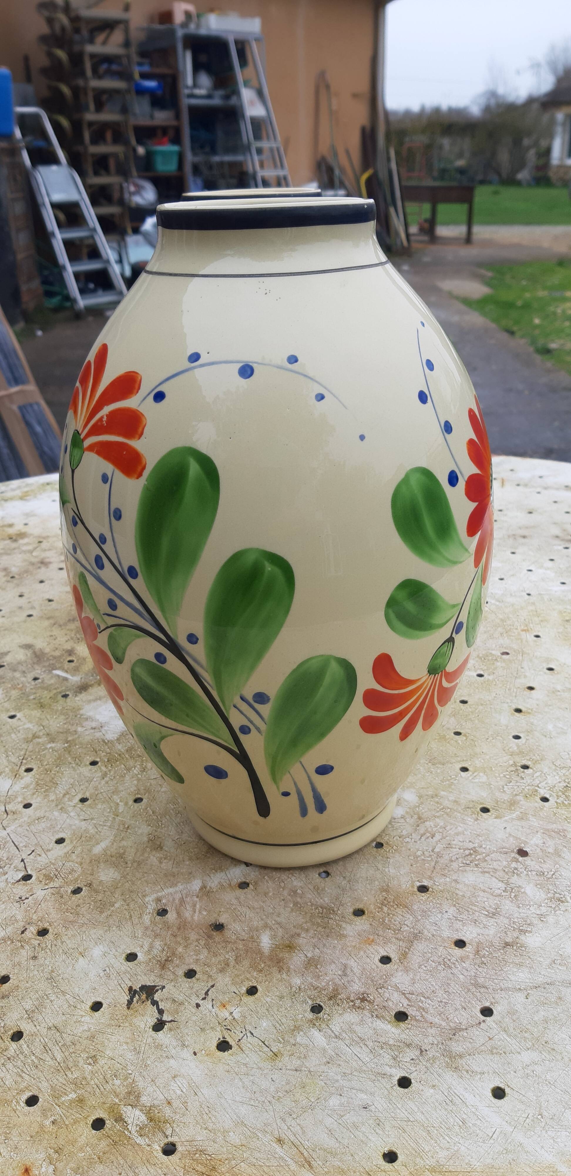 Pair of Vases Boch La Louvière
