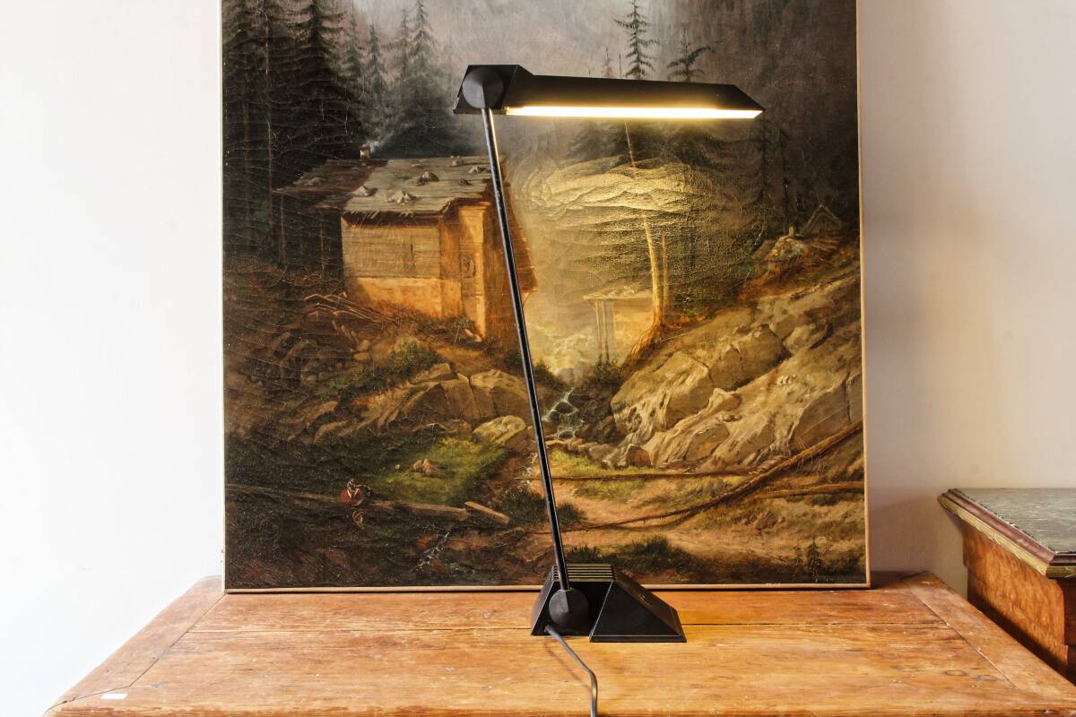 1980s lamp, Diedre design, Solere brand