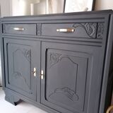 Sideboard painted in anthracite gray