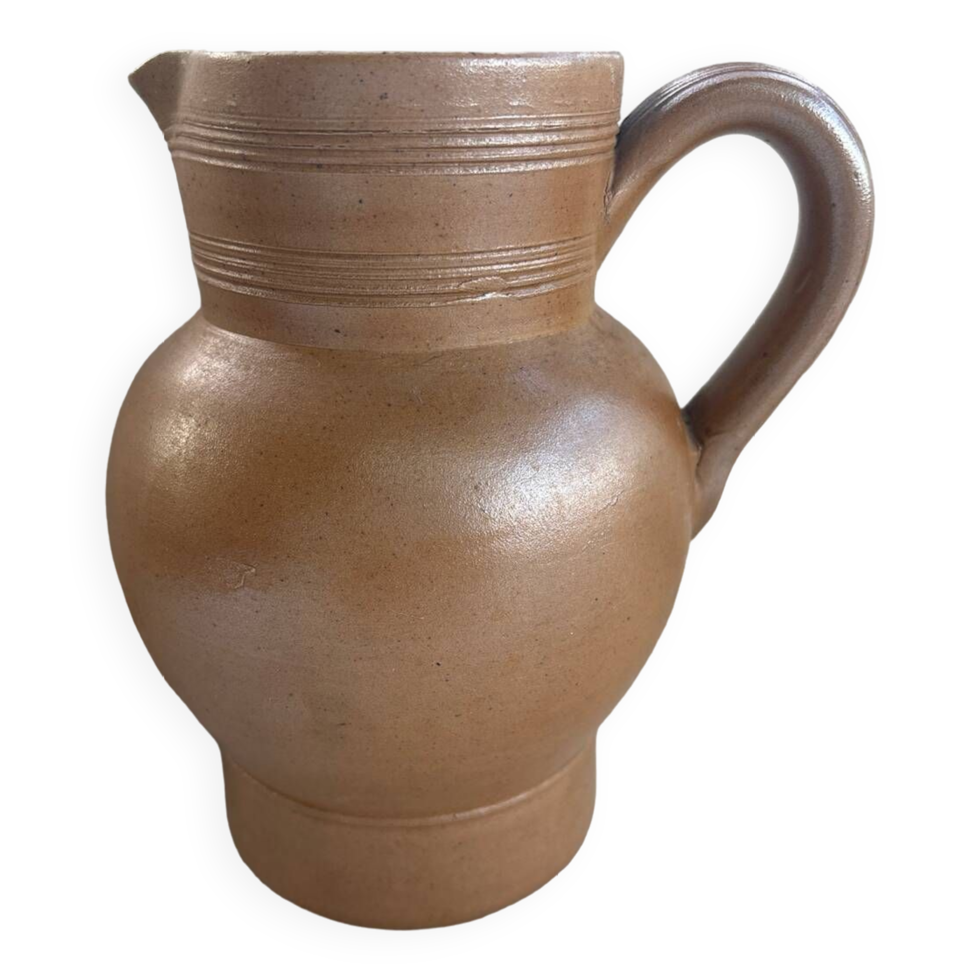Vintage stoneware pitcher