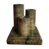 Stone candle holder