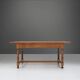 20th Century Belgian Oak Dining Table