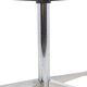 Florence Knoll for Knoll. Marble and chrome-plated metal table. 1970s. LS54931408H