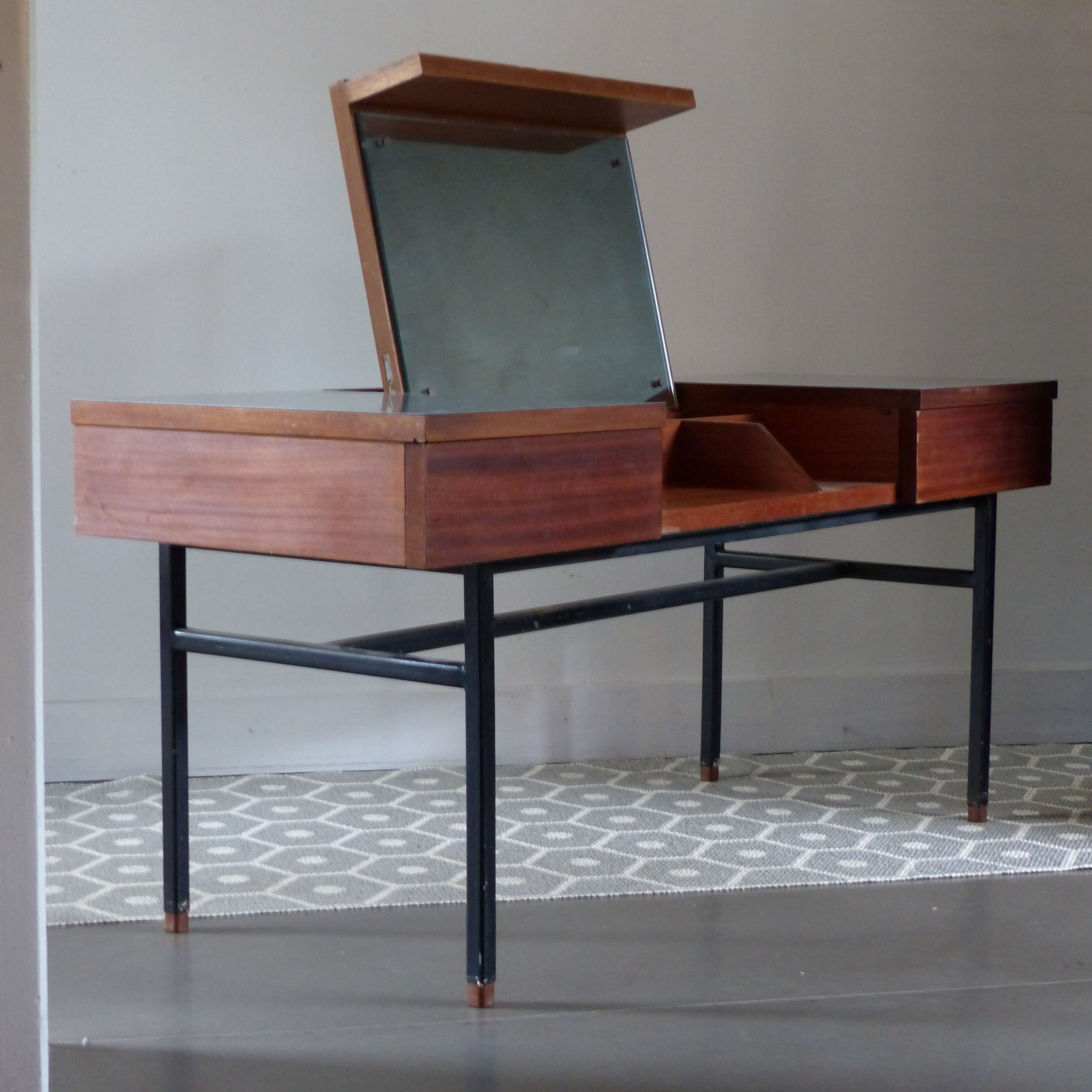 Dressing table rosewood Alain Richard edition Caminelle