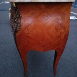 Chest of drawers marquetry marble top